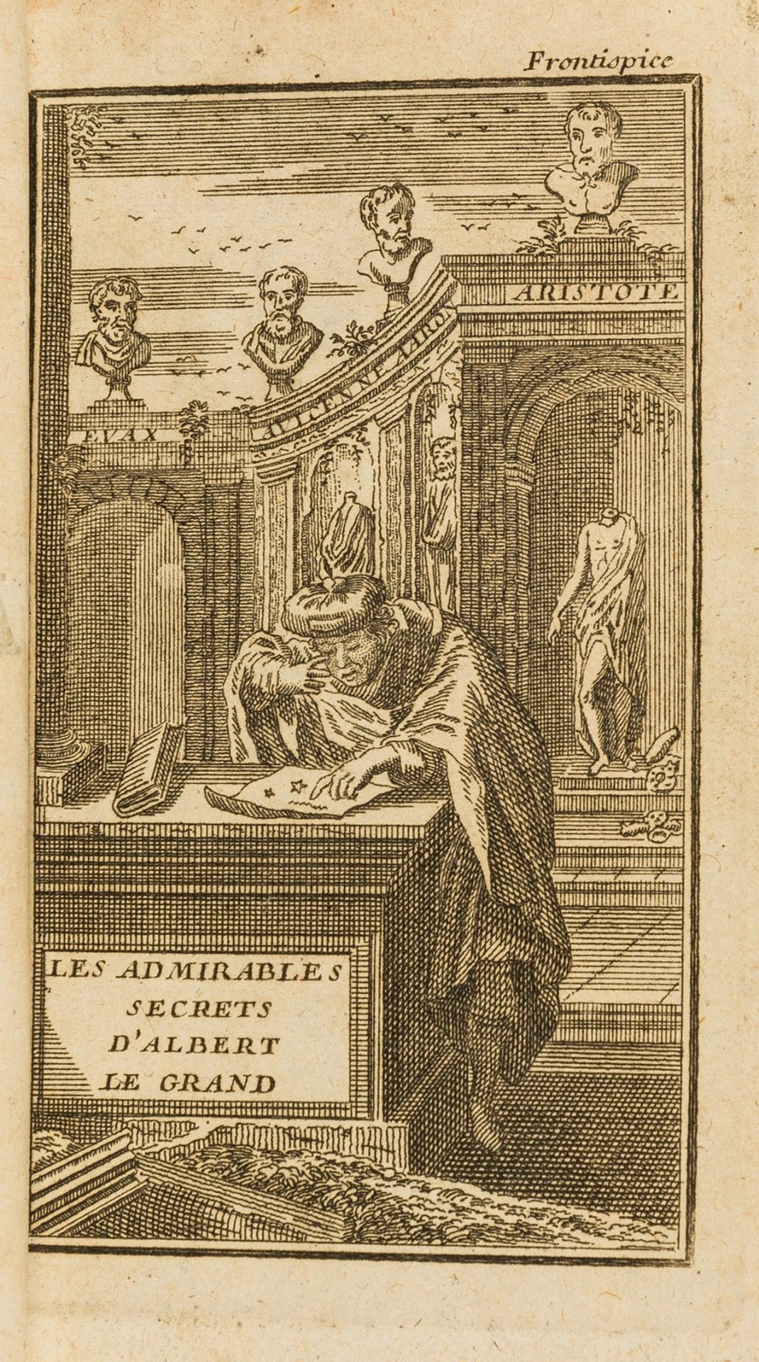 Admirables Secrets (Les) d'Albert le Grand, engraved plates, Lyons, heirs of Beringos brothers, …