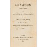 Chateaubriand (François René de) Les Natchez: Roman Indien, 3 vol., first separate edition, Paris …