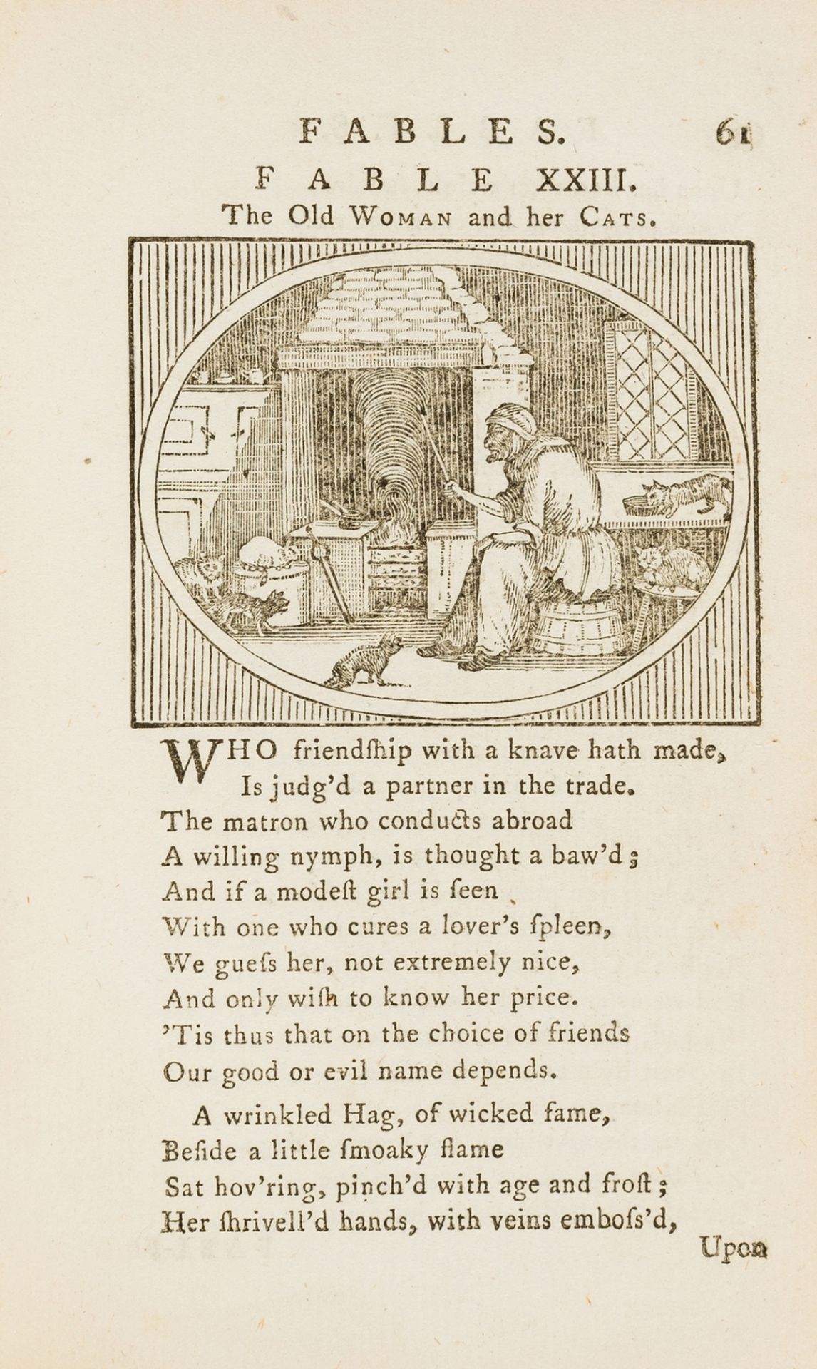 Gay (John) Fables, woodcuts by John Bewick, J.Buckland [& others], 1788 & others, fables(9)