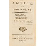 Fielding (Henry) Amelia, 4 vol., first edition, for A. Millar, 1752.