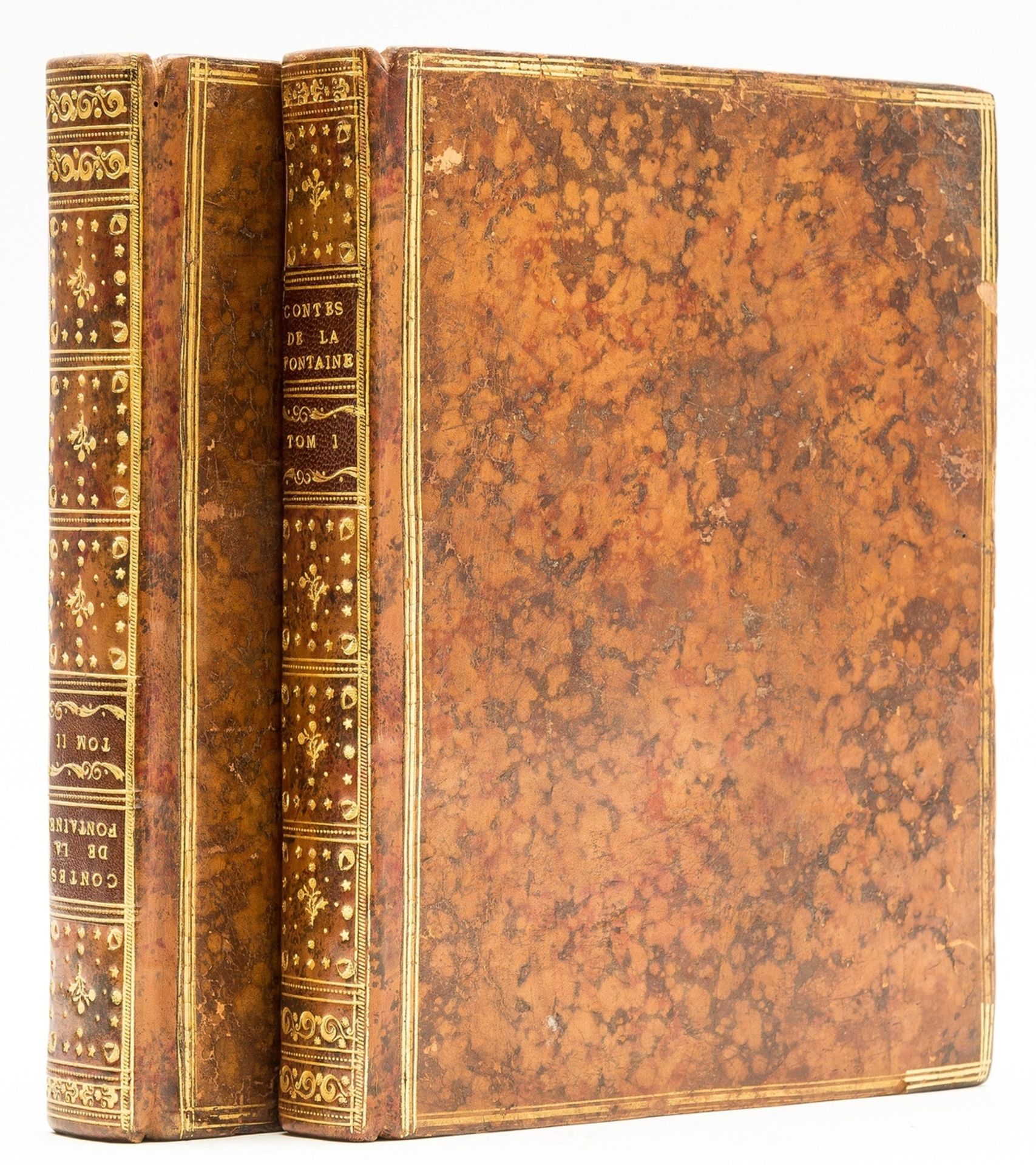 La Fontaine (Jean de) Contes et Nouvelles en Vers, 2 vol., engraved plates, [Paris], 1777.