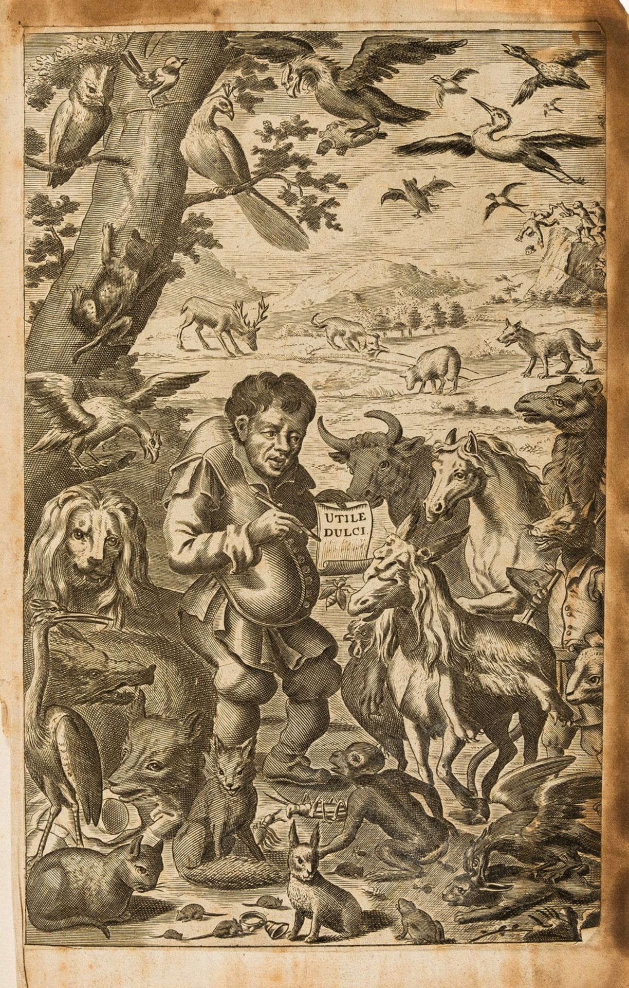 Aesop & others. Fables...with Morals and Reflexions..., fourth edition, for R.Sare [& others], …