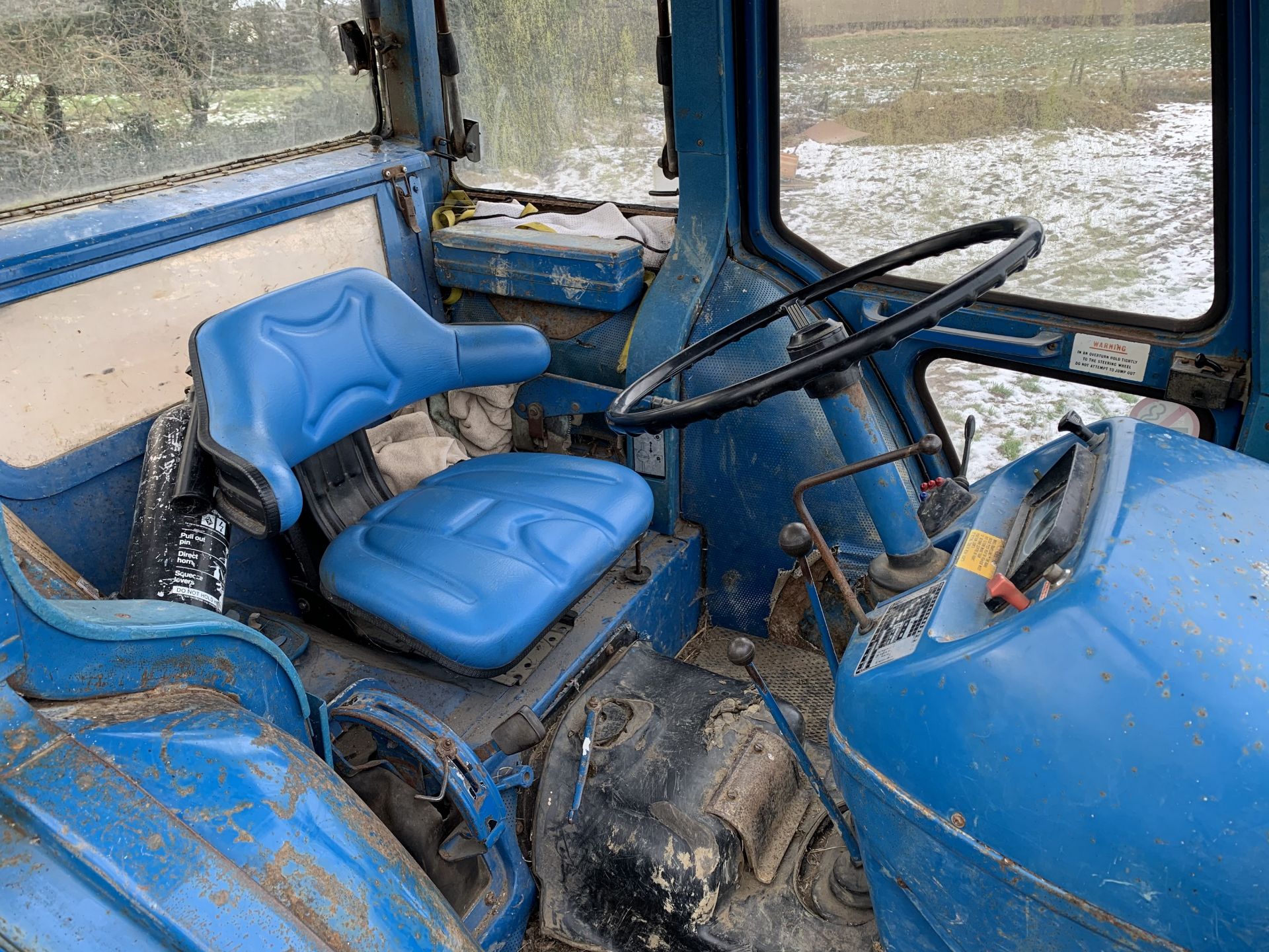1977 Ford 3600 2wd tractor, PJL 911R, 6984 hours, with front loader NO VAT - Image 6 of 8