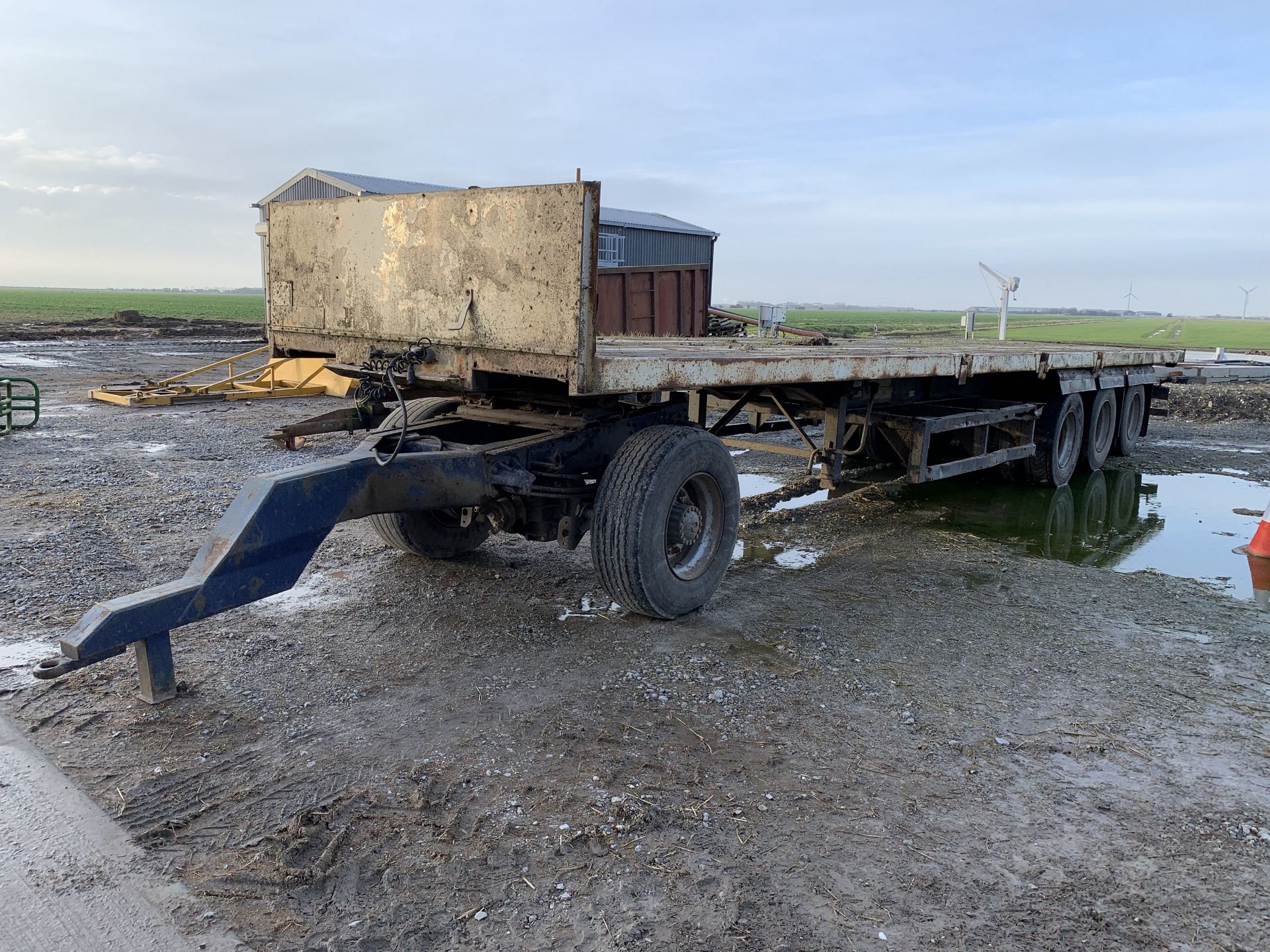 40' triaxle artic bale trailer on dolly - Image 5 of 5