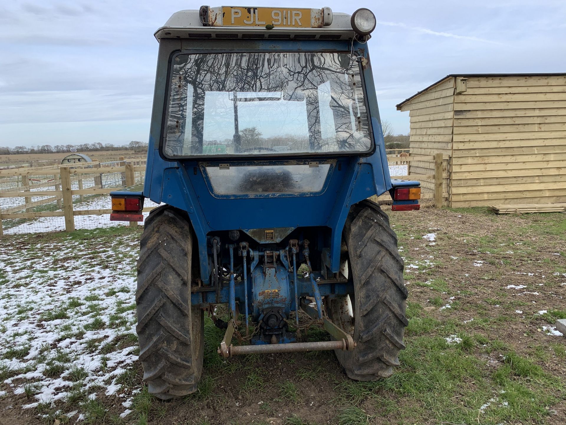 1977 Ford 3600 2wd tractor, PJL 911R, 6984 hours, with front loader NO VAT - Image 7 of 8