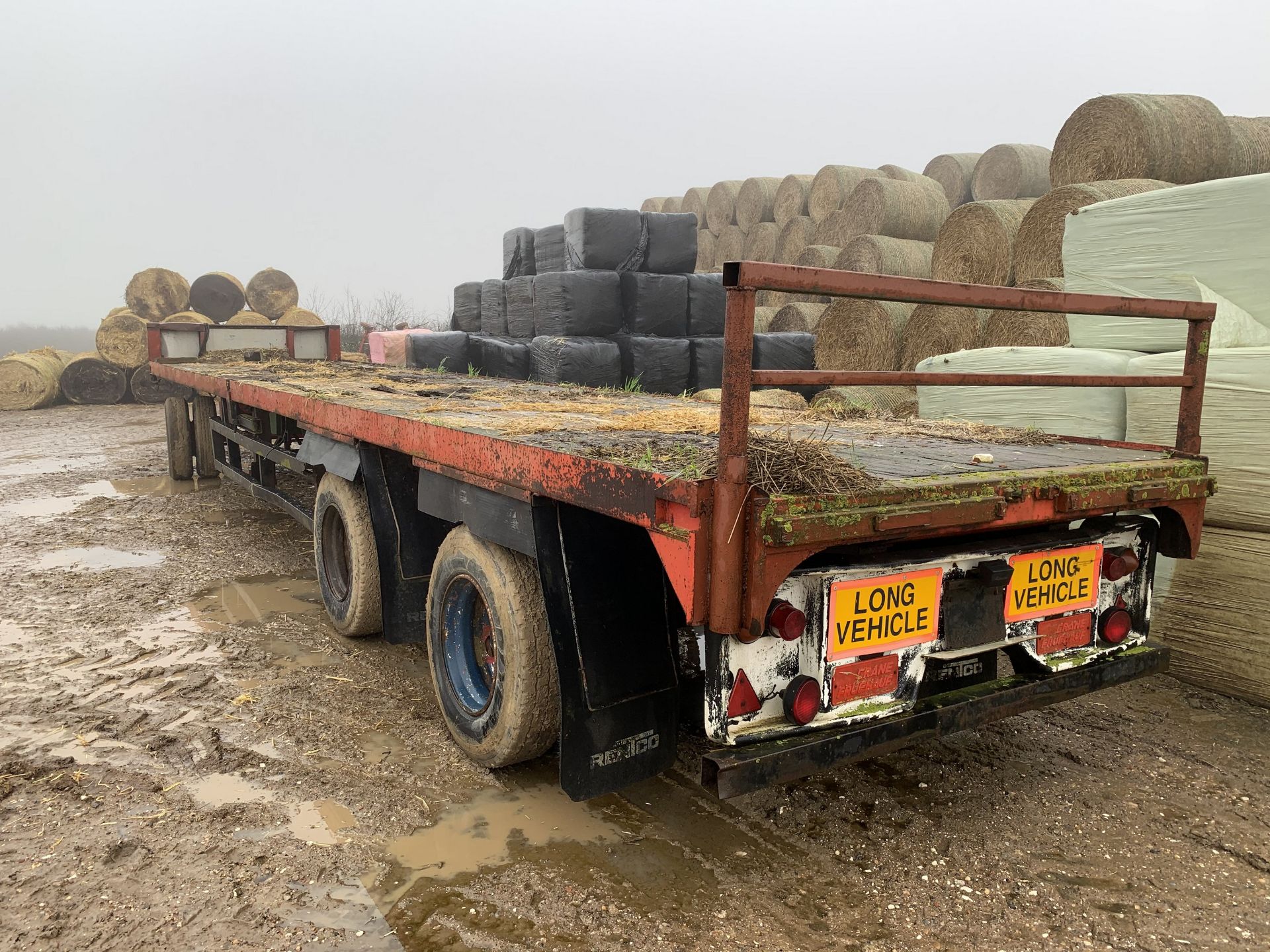 40' twin axle artic bale trailer on dolly - Image 4 of 4