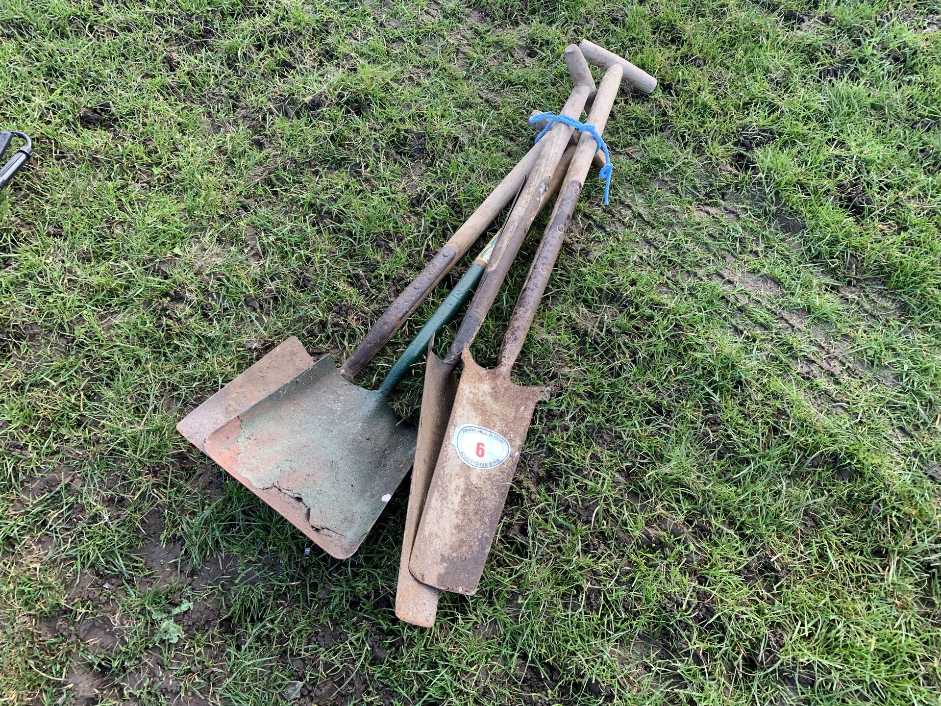 2 grafters & 2 shovels