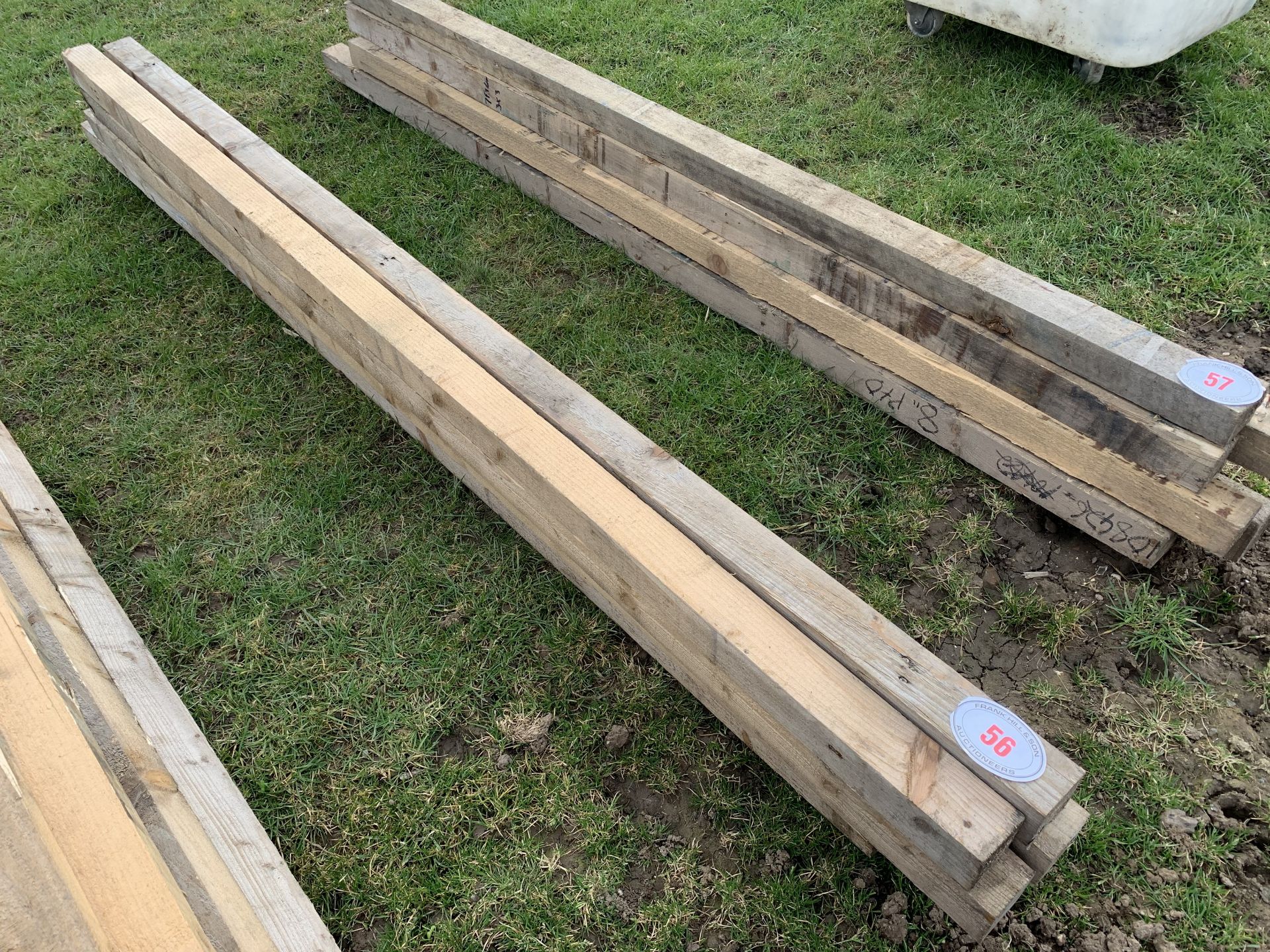 8no 8'x3"x3" timbers