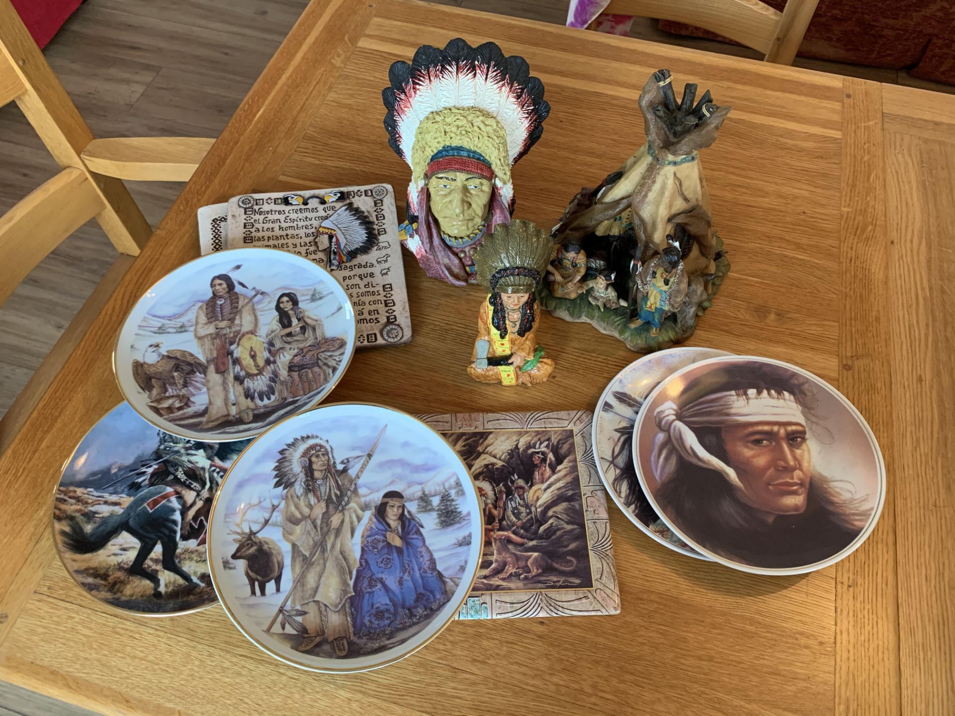 Various Native American collectables