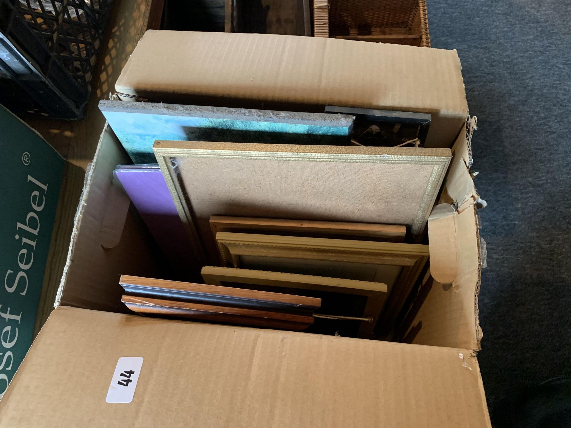 Box of picture frames