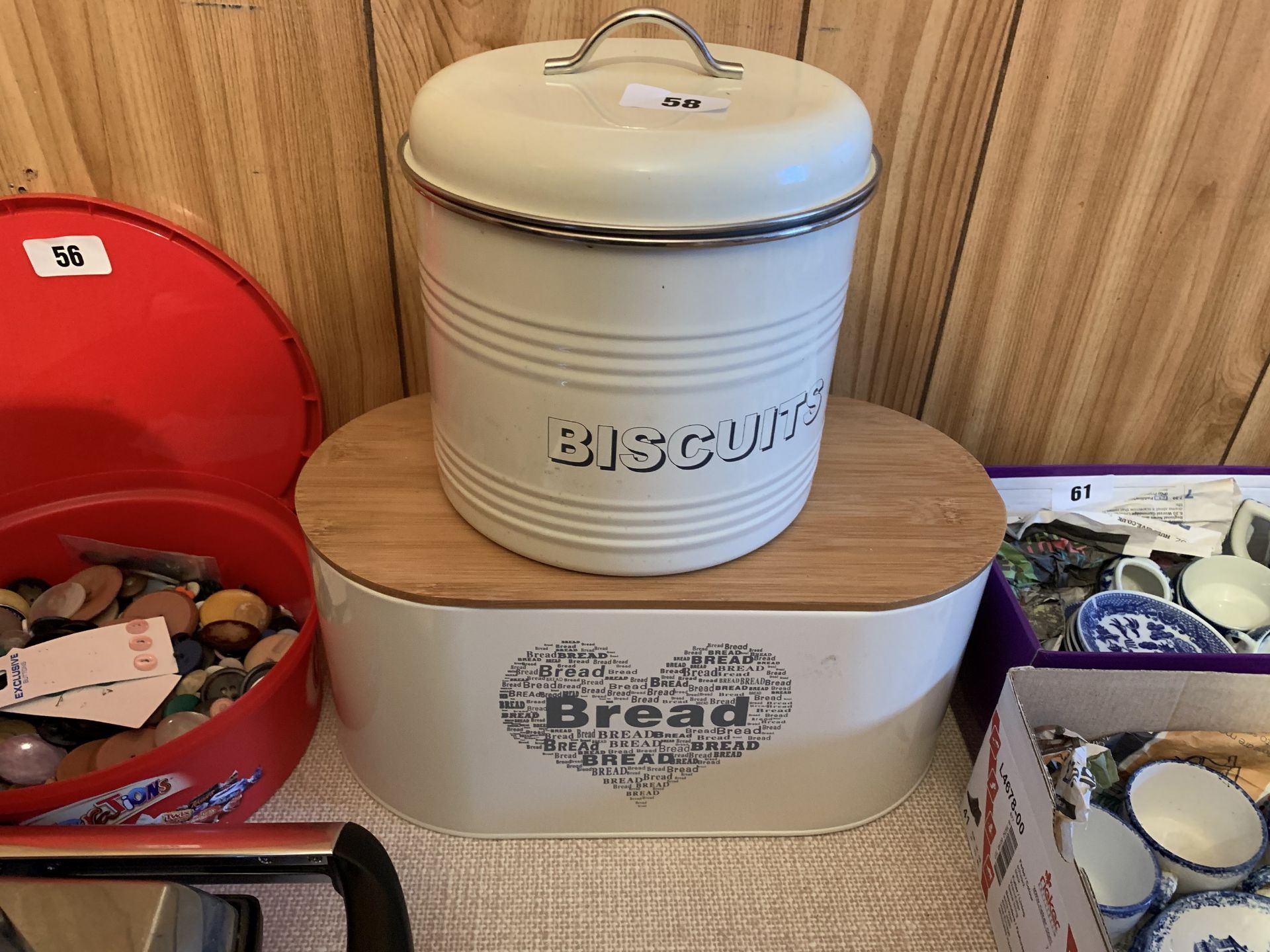 Bread bin & biscuit tin