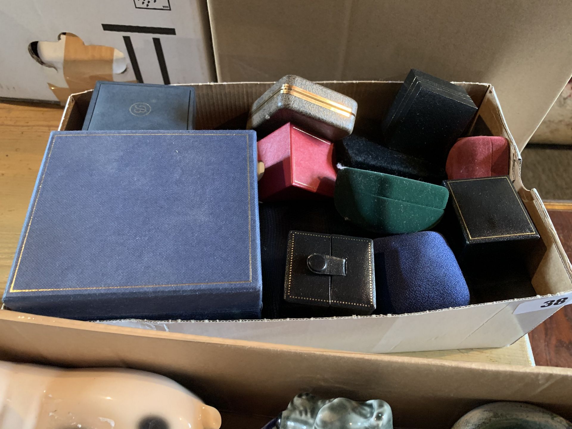 Box of jewellery boxes
