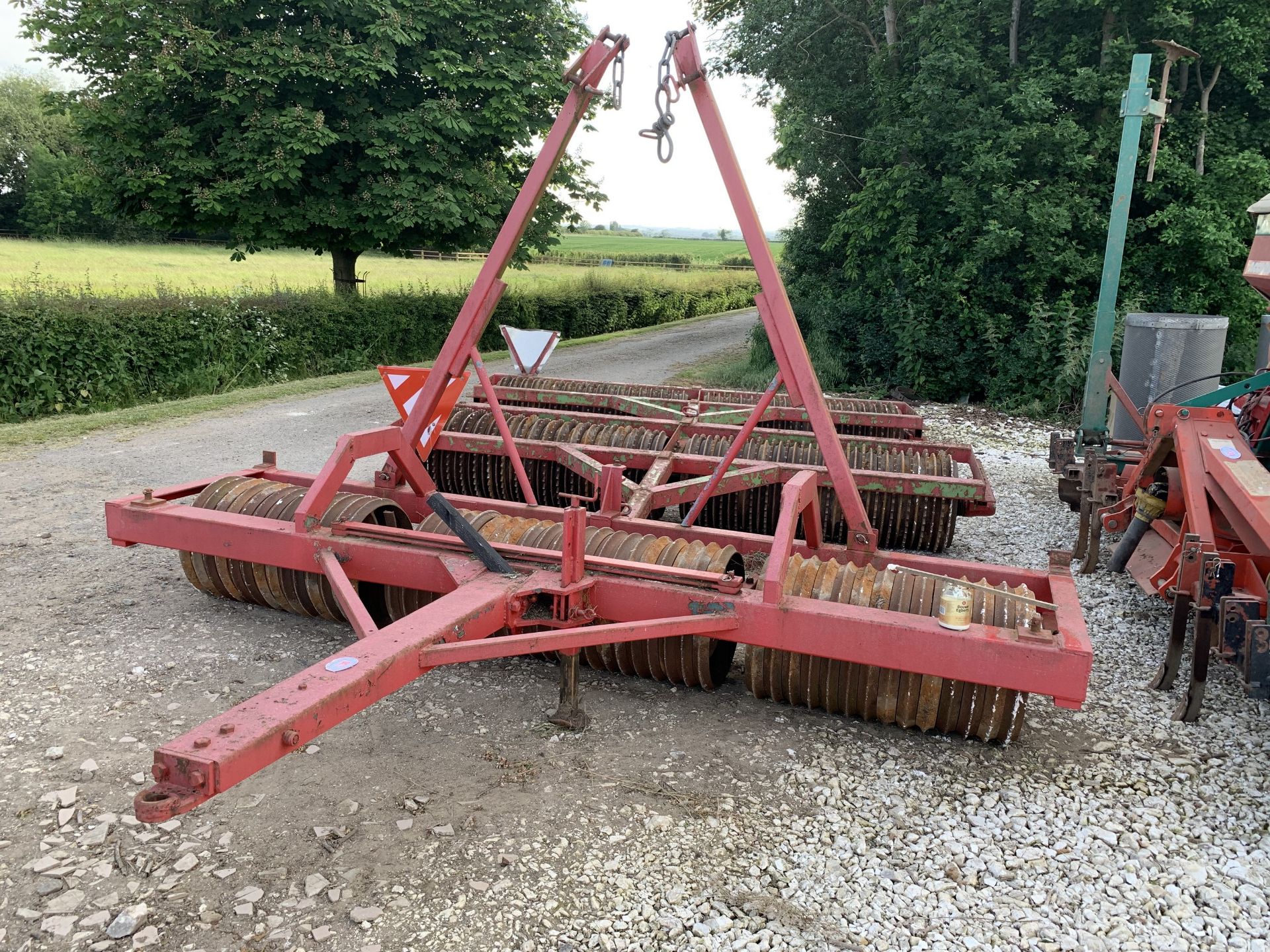 34' working width Cambridge gang rollers