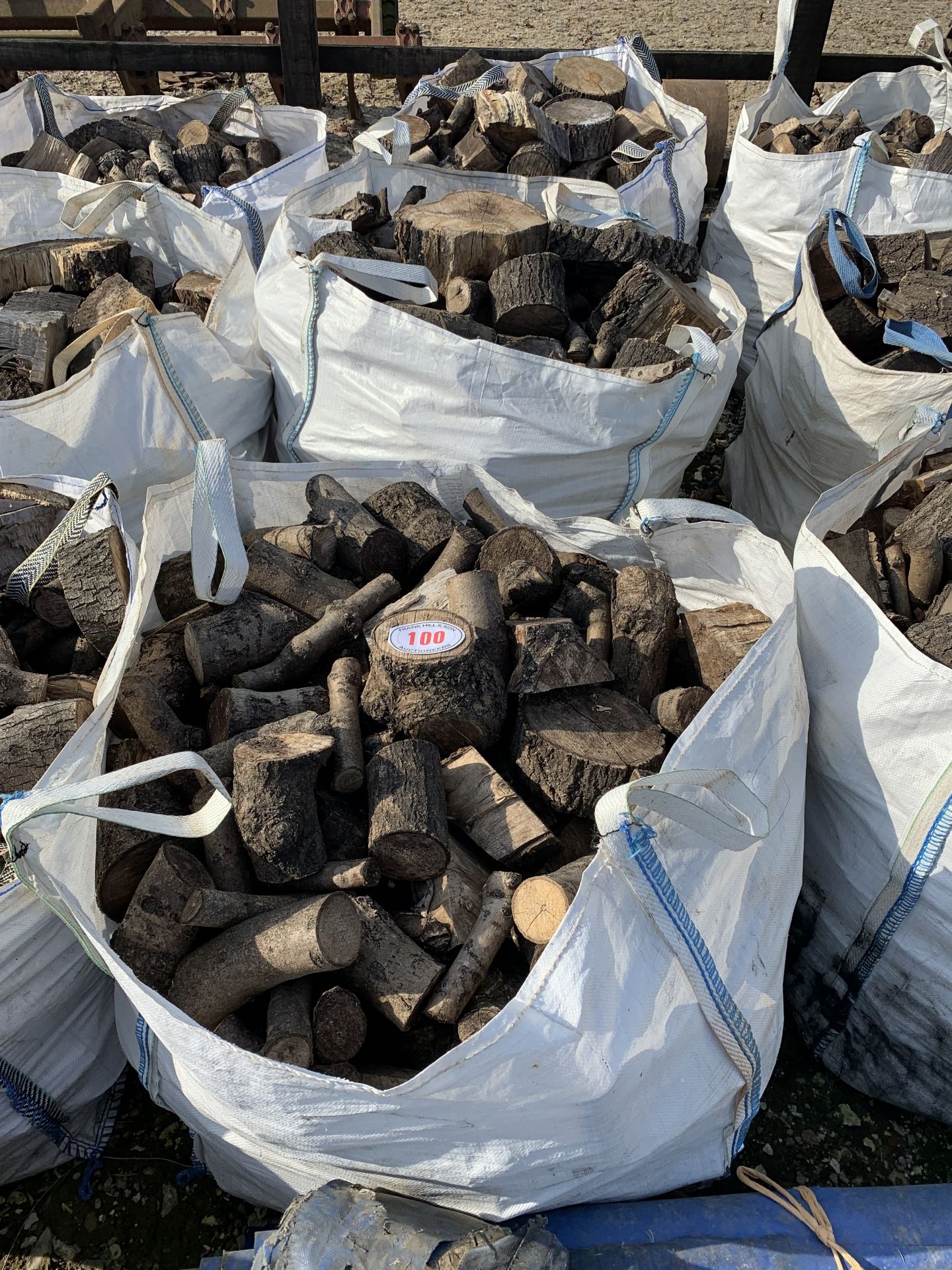 3 bulk bags of Ash logs NO VAT