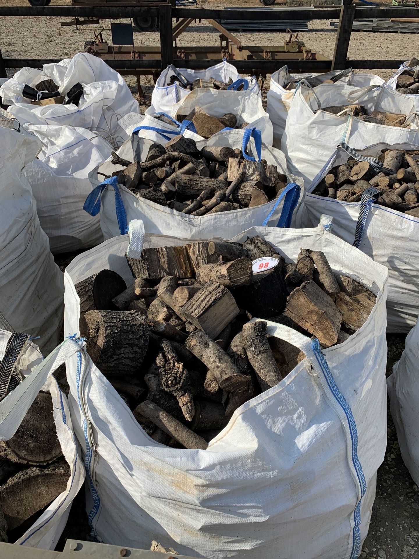 4 bulk bags of Ash logs NO VAT