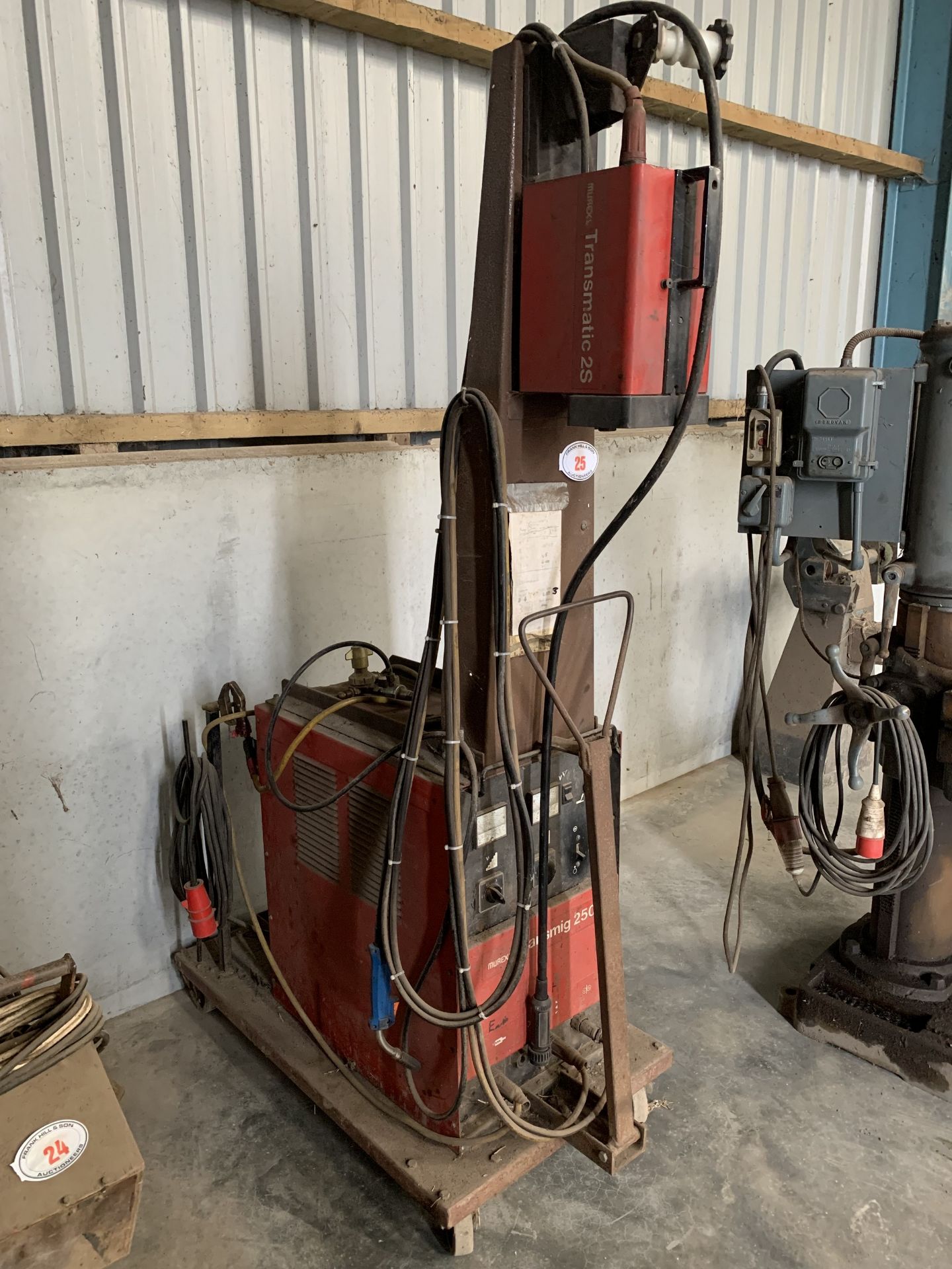 Murex Transmig 250A MIG welder, 3ph