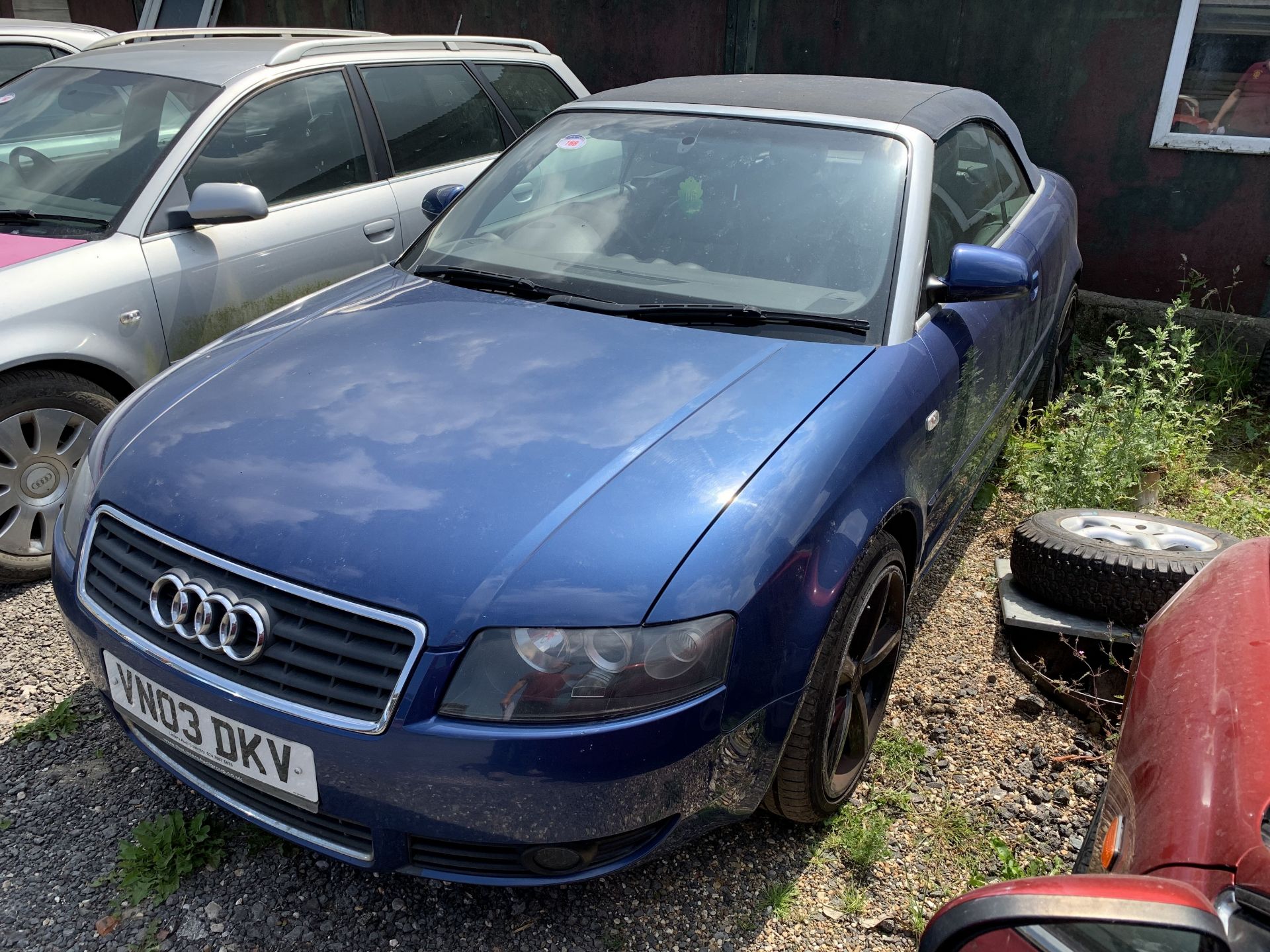 2003 Audi A4 convertible car, VN03 DKV, 155500 miles, diesel, automatic, V5, 7 months MOT - Image 3 of 3