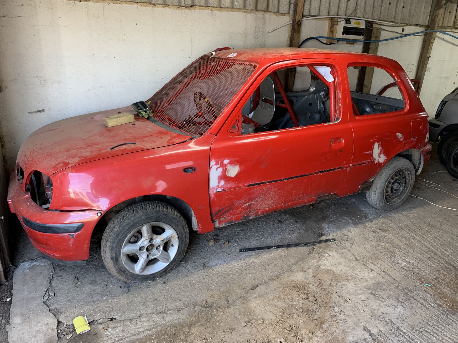 Class 1 Autograss car, tagged cage