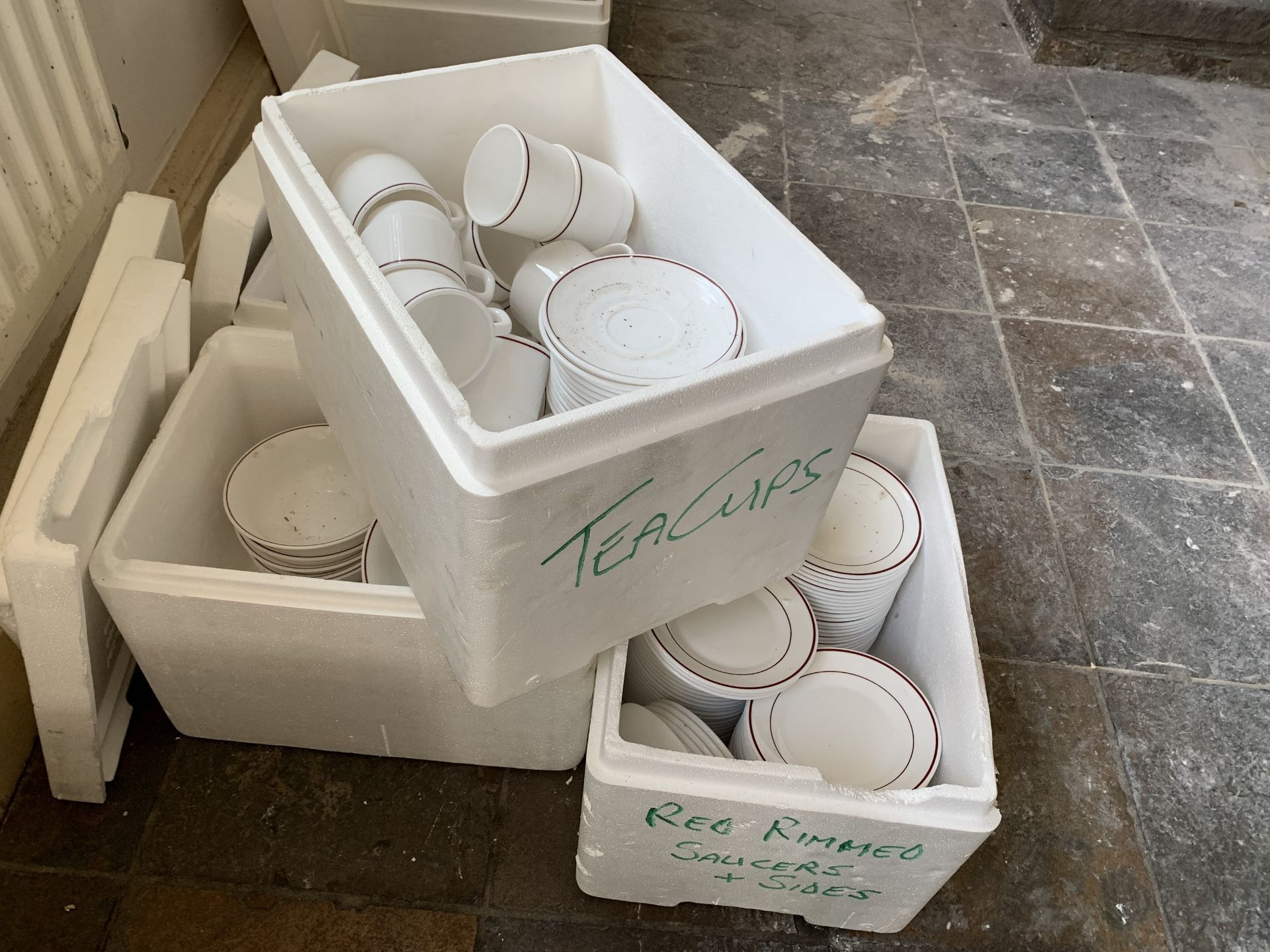 4 boxes of crockery - Image 2 of 2