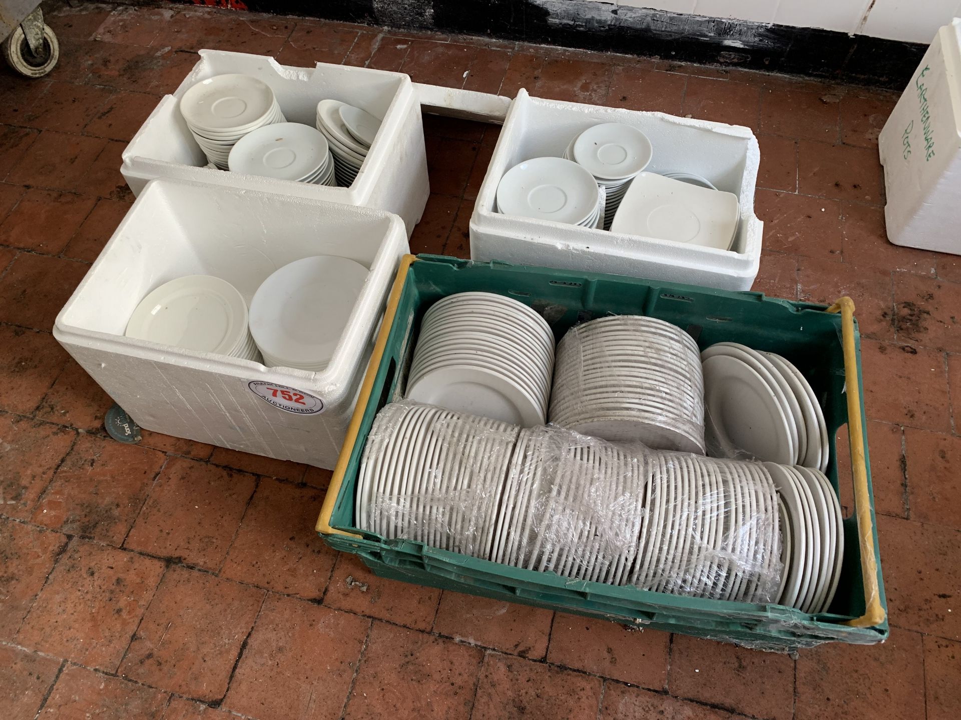 4 boxes crockery