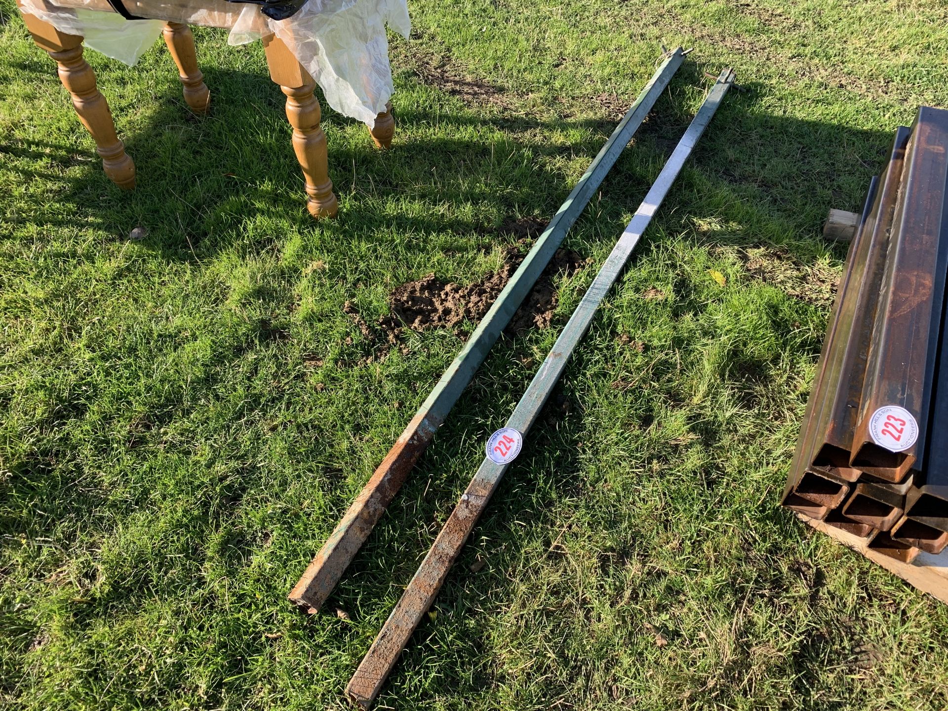 Pair of washing line posts