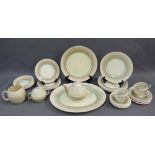 Susie Cooper art deco teaset and dinner set, approx 38