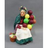 Royal Doulton Old Balloon Seller figure, HN1315, 19cm high