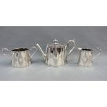 Three piece Epns teaset, (3)