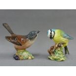 Two Beswick birds to include Whitethroat 2106 and Bluetit 992 (2)