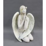 Lladro Privilege Gold figure 'Your my Angel', impressed 0221, Ltd Ed No. 949/1500, signed 30cm high