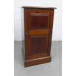 Mahogany pot cupboard, 71 x 37cm