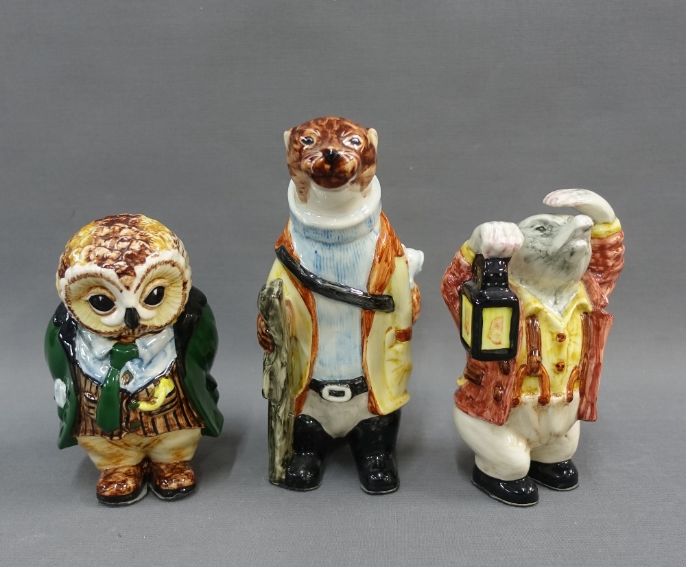 Set of nine Cinque Ports Country Gentleman pottery figures to include Sir Freddie Fox, badger, toad, - Image 4 of 5
