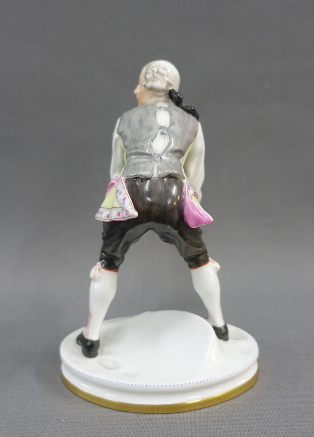 Bing & Grondahl porcelain snowball figure, in 18th century costume, 15cm high - Image 3 of 4