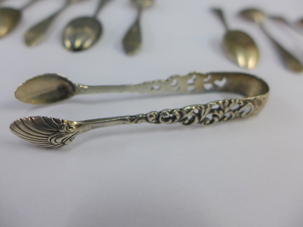Set of six George V silver teaspoons, Sheffield 1916, five others by Viners, Sheffield 1930 and - Image 3 of 3