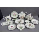 A large collection of Portmeirion Botanic Garden patterned tablewares to include a soup tureen,