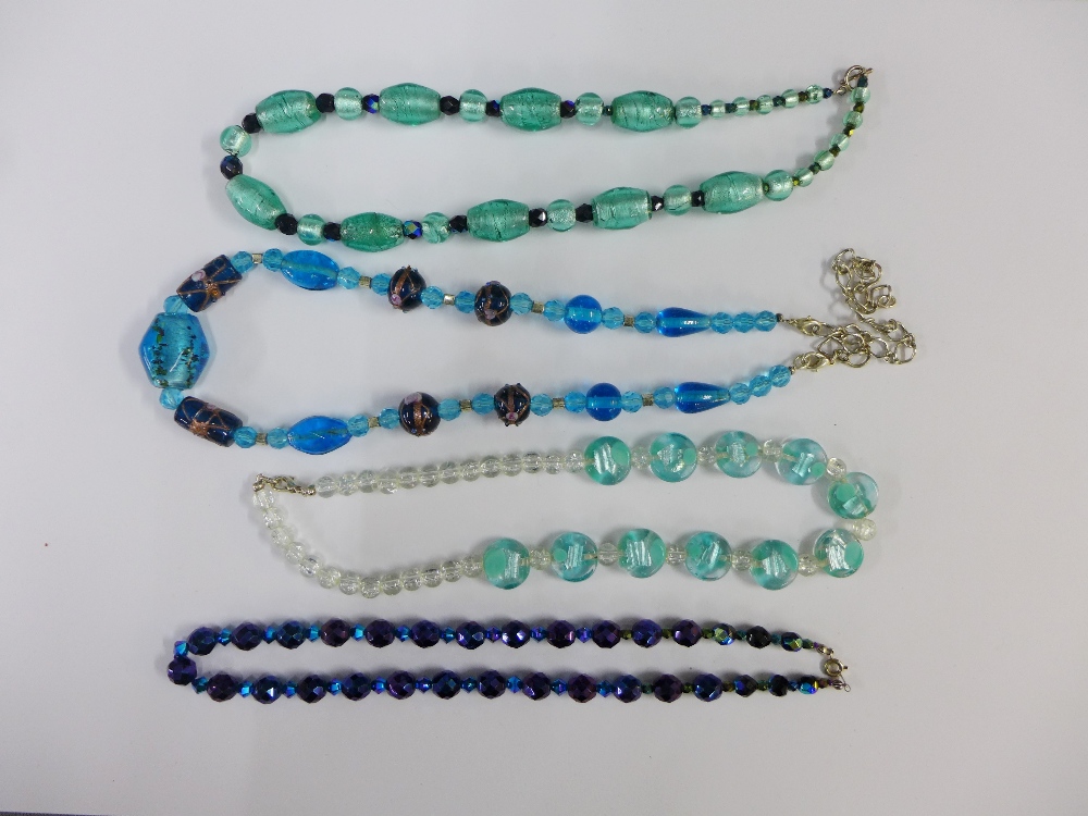 Fourteen various coloured hardstone and bead necklaces (14) - Image 3 of 5