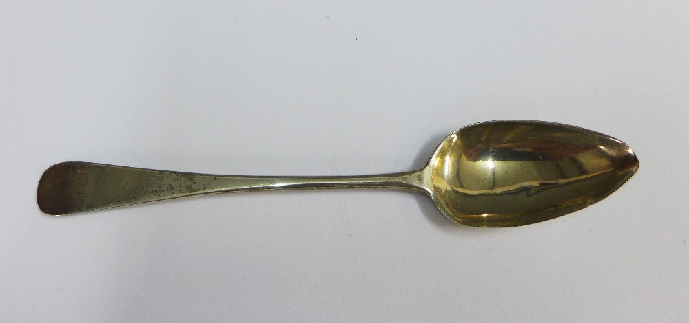 Late 18th / early 19th century Scottish provincial silver teaspoon, William Hannay, Paisley,