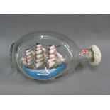 Cutty Sark ship in a bottle