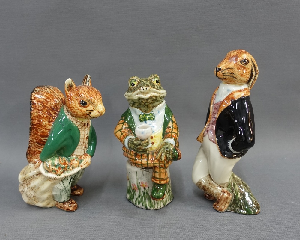 Set of nine Cinque Ports Country Gentleman pottery figures to include Sir Freddie Fox, badger, toad, - Image 3 of 5