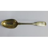 Rare Scottish provincial silver teaspoon, John Cumming, Keith c1800, fiddle pattern , struck IC,
