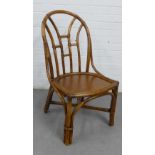 Bamboo chair, 94 x 51cm