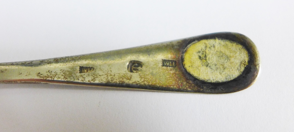 Late 18th / early 19th century Scottish provincial silver teaspoon, William Hannay, Paisley, - Image 3 of 3