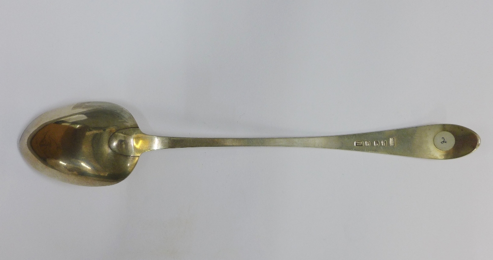 19th century Scottish silver serving spoon, Alexander Cameron, Dundee, c1820, Old English pattern - Image 2 of 3