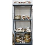 An extensive Royal Albert Old Country Roses dinner service comprising dinner pates, side plates,