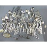 David Andersen Epns flatware, a part suite, stamped D-A60G (a lot)