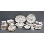 Royal Doulton 'Canton' patterned dinner service and teaset, (approx 61 pieces)