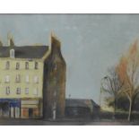 Stephanie Dees, RSW (B.1974) Top of Leith Walk, Mixed Media, signed and framed under glass, 20 x