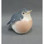 Royal Copenhagen porcelain Robin figure, 7cm