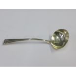 Georgian silver sauce ladle, G. Smith, London 1799, 18cm long