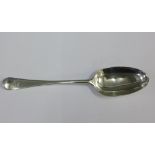 18th century Scottish provincial silver Hanoverian pattern table spoon, James Gordon, Aberdeen,